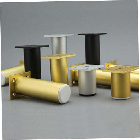 4Pcs SEWACC Aluminum Alloy Adjustable Furniture Support Legs for Sofa Cabinet Table Metal Feet for Bathroom Tv Stand