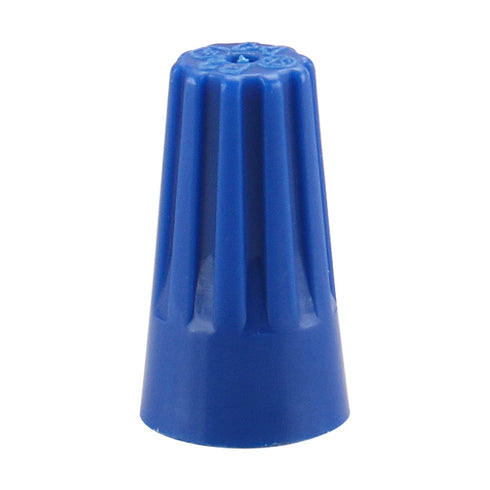 Baomain Wire Connector P2, 22-16 AWG x3 Twist-On Easy Screw On Cap, Blue Pack of 100