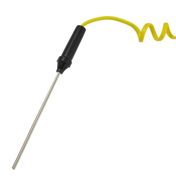 uxcell K Type Probe Coiled Thermocouple 0-500C Temperature Range, 80 mm x 3 mm