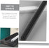 2pcs Balacoo Side Mount Drawer Slides with Wheels Smooth Silent Sliding Furniture Guide Rails for Dressers Bedside