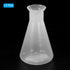 PATIKIL 250ml Plastic Erlenmeyer Flask - 2 Pack Wide Mouth Conical Flask for Laboratory, Clear