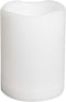 Waterproof Battery Operated LED Pillar Candle, Flameless Flickering Electric Light with Timer for Outdoor Decoration