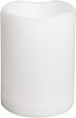 Waterproof Battery Operated LED Pillar Candle, Flameless Flickering Electric Light with Timer for Outdoor Decoration