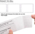 Label KINGDOM 30256 Paper Roll Replacement for Dymo Standard Large Shipping Labels 2-5/16'' x 4''