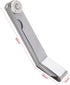 1 PCS Curved Steel Gapped Metric Filler Feeler Gauge Tool, 100A16, 0.05-1mm Thickness with 16pcs Blades for Woodworking