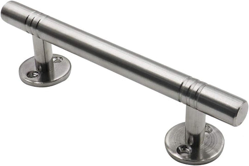 Stainless Steel Sliding Barn Door Handle, Heavy Duty Solid Pull Handle - 4"/102mm Hole to Hole Distance