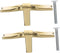 ORFOFE 2sets Stylish Brass Bowknot Drawer Pulls Decorative Bow Dresser Knobs for