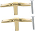 ORFOFE 2sets Stylish Brass Bowknot Drawer Pulls Decorative Bow Dresser Knobs for