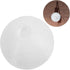 3d Plastic Lamp Cover Printed Moon Lamp Shade for Wall Floor and Table Lighting
