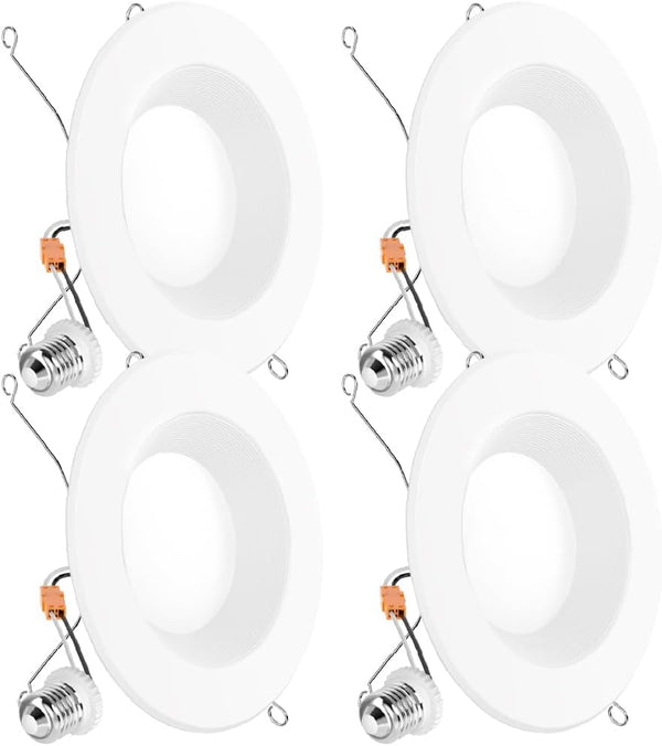 Sunco Retrofit LED Recessed Lighting 6 Inch, Downlight Can Lights for Ceiling,