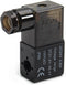 Fielect DC 24V Pneumatic Solenoid Valve Coil Electric Air Valve Replacement Parts, Plug Connector