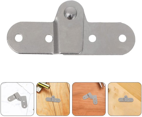 3.03X1.29 Inch TEHAUX Attic Ladder Spreader Hinge Left Iron Folding Table Hinge Replacement Part for Loft Ladder Stairs