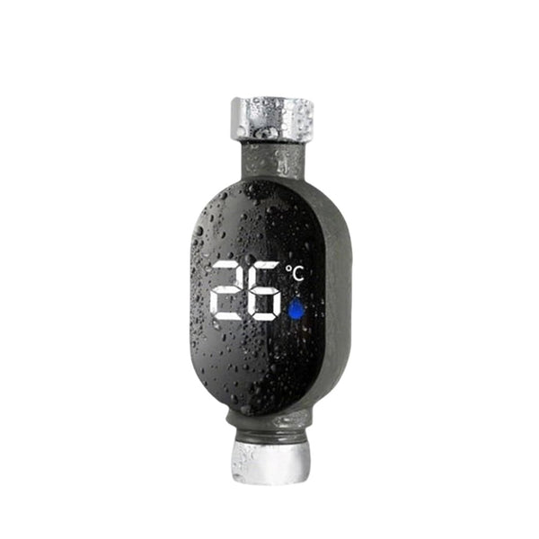 VBSNKLOI LED Shower Thermometer, LED Shower Temperature Meter Led Digital Display Instant-Read Temperature