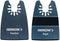 Arrow OSCSVP-2 High Carbon Steel Oscillating Tool Scraping Blades for Vinyl Flooring, 2-Pack