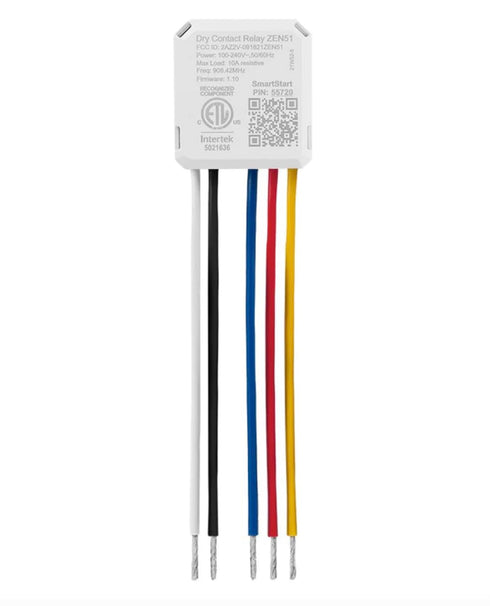 Zooz 700 Series Z-Wave Long Range Smart Relay ZEN51, Installs Behind Wall Switch, Compatible with SmartThings