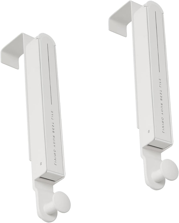 Over The Door Hooks Hanger 2pc, Retractable Rod, Foldable Drying Rack for Laundry, Bathroom, Bedroom Travel