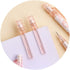 Mechanical Pencil 2Pcs, Pink 0.5mm Automatic Pencils, Cute Peach Press for School Office Supplies
