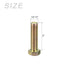 Hex Head Screws Bolts, Nuts, Flat & Lock Washers Kits (1/2-13x2") 4 Set, Carbon Steel Fully Threaded Machine Screws