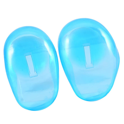 RiToEasysports 2PCs, Ear Protection Guards, Rinse Easily, Salon Ear Protectors, Blue for Hairdressers Salon