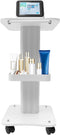 HIPUDNLM Esthetician Cart,3 Tier Beauty Rolling Cart with 4 Universal Wheels,Salon Spa Rolling