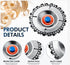 5 Pieces Wood Carving Disc Grinding Wheel Shaping Disc Set (12 Teeth, 6 Teeth, 22 Teeth, 4 1/2)