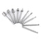 10pcs Tungsten Carbide Rotary Burr Kit, 1/8" Shank High Speed Steel Burrs, Rotary Files Woodworking Carving Tool Set