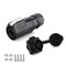 CNLINKO LP12 4pin Male Female Electrical Push Pull Plug, IP67 Waterproof Solar Panel Mount Connectors
