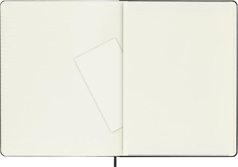 Moleskine Classic Notebook, Hard Cover, XL (7.5" x 9.5"), Ruled/Lined, Black, 192 Pages