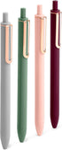 Set of 4 Assorted Jewels Retractable Gel Luxe Pens