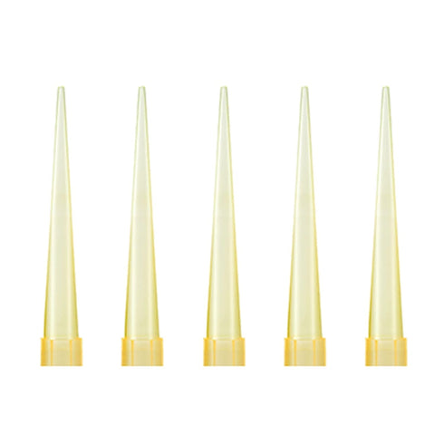 Eowpower 1000 Pieces Clear Yellow 200UL Laboratory Plastic Liquid Pipette Tips