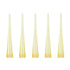 Eowpower 1000 Pieces Clear Yellow 200UL Laboratory Plastic Liquid Pipette Tips