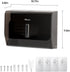 Mounted,200+ 10.8" 3.5" 8" Paper Towel Dispenser Adhesive Wall Multifold Trifold c-Fold Hand Paper Towel Dispenser