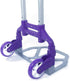 165 lbs 15.35x11.02 Inch Portable Folding Hand Truck Dolly Cart, Purple Aluminum Alloy Luggage Trolley, Capacity
