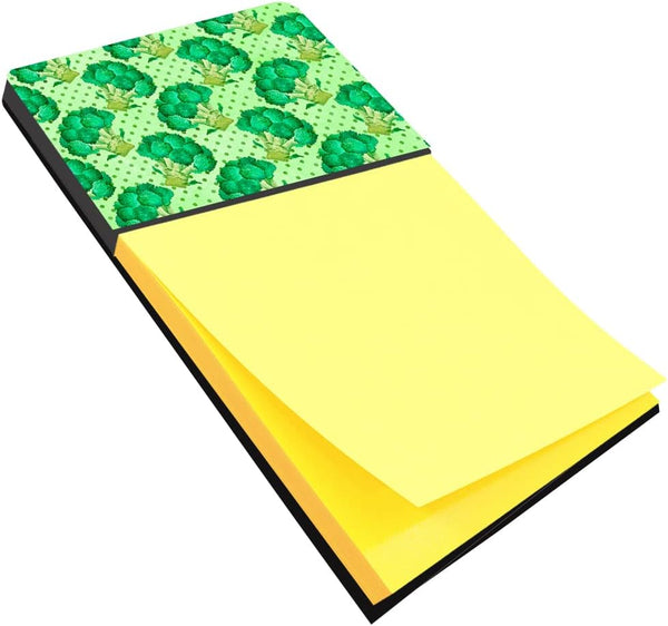 Sticky Note Holder Watercolor Broccoli