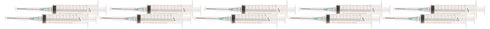 Duda Energy Syringepk010 Industrial Syringes with 15G x 1-1/2" Blunt Tip Fill Needle, 10 mL (Pack of 10)