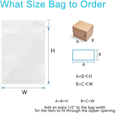 200 Count Resealable Plastic Bags, 2 Mil Thick Small Transparent Poly Bags for Jewelry, Pills, Beads, Screws