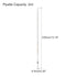 PATIKIL Graduated Dropper Pipettes - 1 Pcs 2ml Reusable Borosilicate Glass for Liquid Transfer