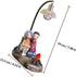 PRETYZOOM Couple Figure Night Light Resin Tabletop Lamp, Figurine Nightstand Light Decorative Resin Craft Lamp