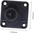 2 Mailbox 19mm 32mm Vaguelly Office File Cabinet Cam Lock with Keys, Zinc Alloy and Drawer Lock, Black Diameter Length