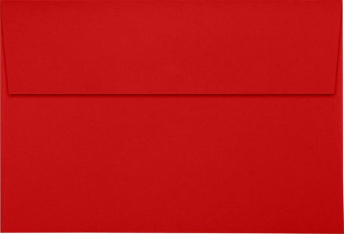 LUXPaper A8 Invitation Envelopes | Peel & Press | 5 1/2" x 8 1/8" | Ruby Red | 80lb. Text | 50 Qty