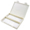 Caplugs Evergreen 258-6188-W30 Slide Storage Box - 100 Places, Polypropylene, White