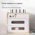 Haiansan Wooden Router Shelf, Desktop WiFi Router Storage Box Modem Rack, Power Router Fences Standing Shelf Units