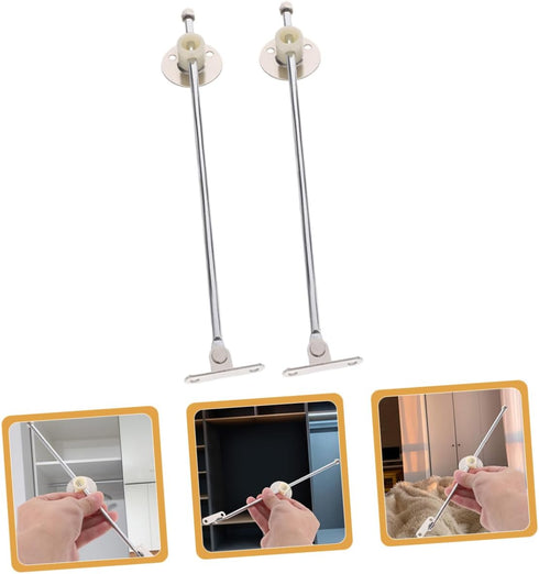 6pcs Cupboard Support Hinges Iron Furniture Hinges for Cabinets Bedside Tables More Sleek Design for Easy and Enhanced