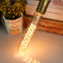 Dimmable T10 Bulbs, 2200K 7.3inch Bulb, 40 Bulb,400lm,E26 Bulb,Amber Glass,Pack 4 LED Warm White Amber, Long Tubular
