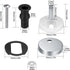 LINXIU 2 Toilet Seat Hinge Bolts Kit Quick Release Top Hinge Fixings Expanding Rubber Toilet Seat Replacement Parts