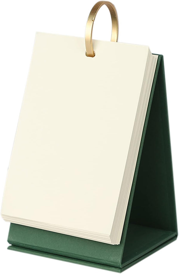 SIQITECHNO Small Blank Flash Cards Index Cards Mini DIY Cover Sketchbook with Binder