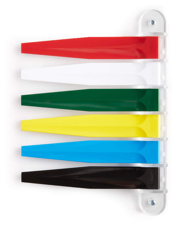 Exam Room Flags, Medical Door Flags for Doctor Offices, Clinics, Easy Identification, 7-Inch