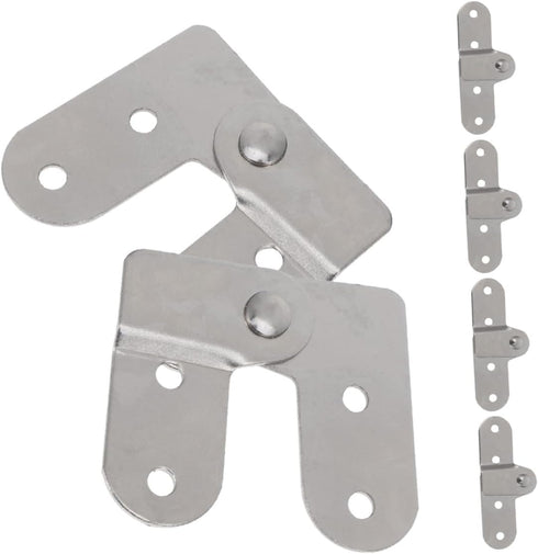 Artibetter 6pcs Folding Table Hinges and Folding Shelf Support Brackets Hidden Furniture