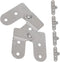 Artibetter 6pcs Folding Table Hinges and Folding Shelf Support Brackets Hidden Furniture