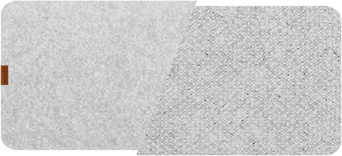 Felt Desk Mat, Non-slip Mouse Pad 31.5"x15.7" for Office Supplies, Desk Accessories for Home and Office (Light Gray)